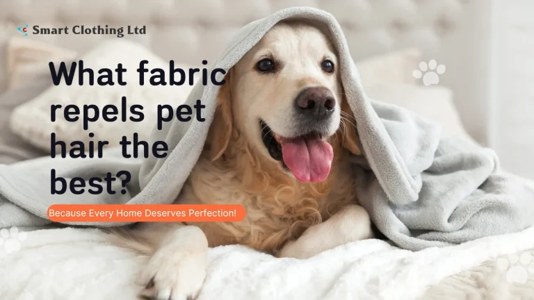 What are the best pet hair-resistant fabrics
