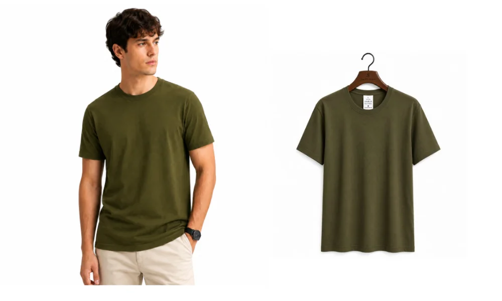 Plain T-Shirt Premium Side Seam Body, Comfortable Fit (1)