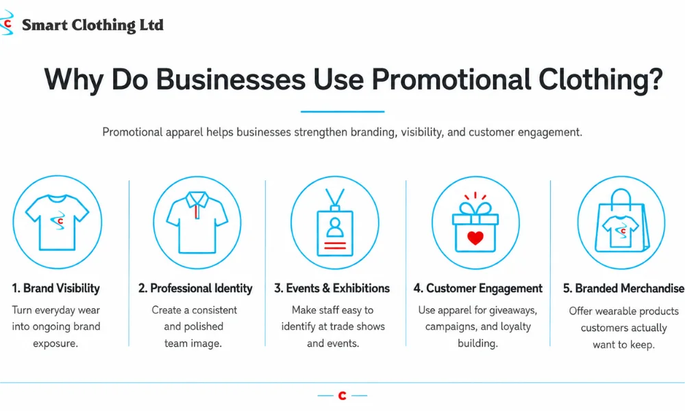 Why Do Businesses Use Promotional Clothing