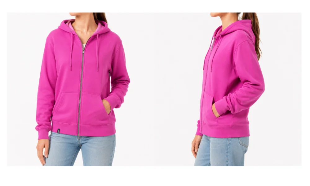 Women’s Zip Hoodie Sweatshirt-Stylish Smart Clothing