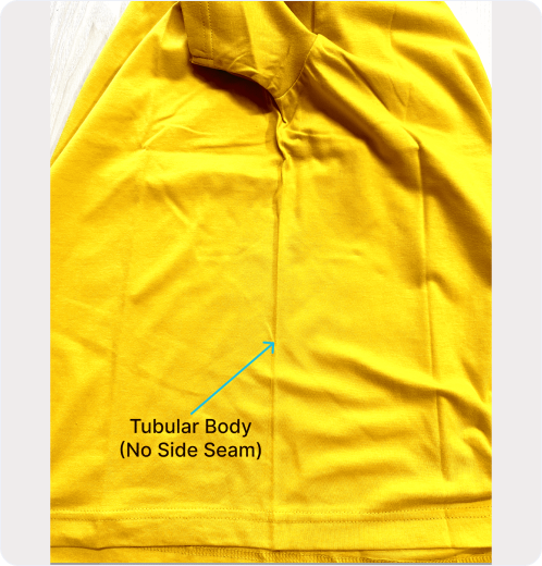 Men’s Tubular Body Blank T-Shirts – Premium Quality, Low Price