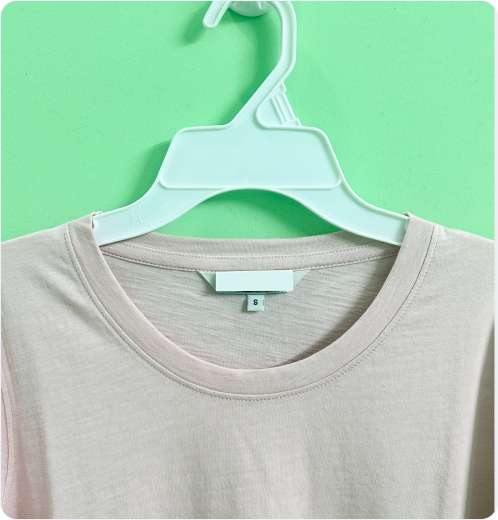 Organic Cotton Ladies Long Sleeve T-Shirt – Curved Hem
