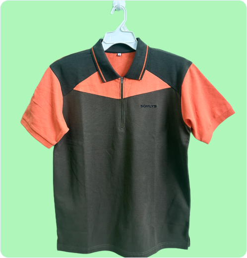 Fancy Men's Polo Shirt with Cuff – Premium Quality Polo Supplier | Smart Clothing