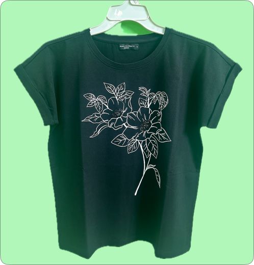 Handmade Beaded T Shirt for Women Elegant Casual Top