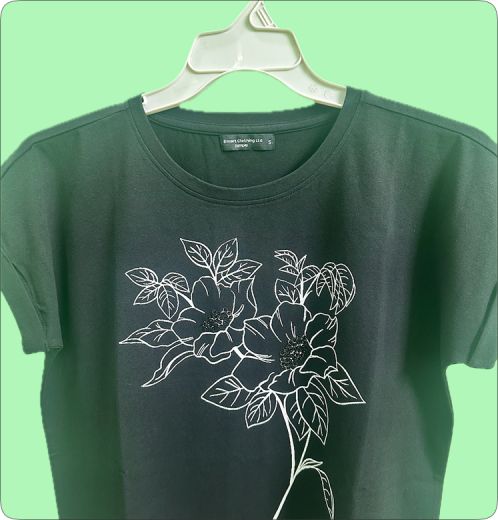 Handmade Beaded T Shirt for Women Elegant Casual Top