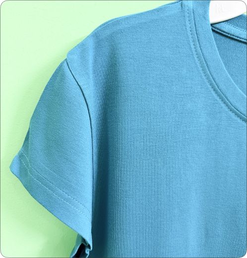 Soft Viscose Curved Hem Women’s T-Shirt Premium Comfort