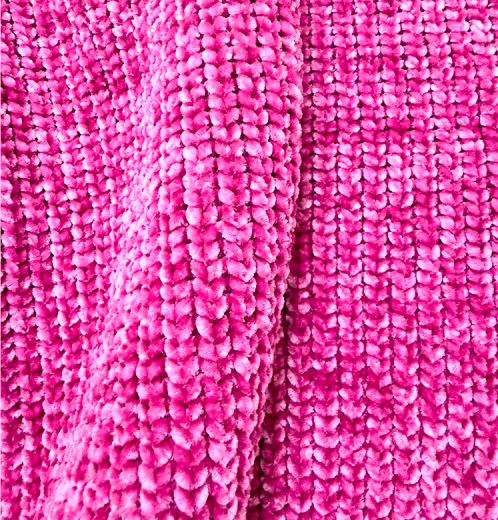 Oversized Shiny Chenille Ladies Sweater Soft & Trendy