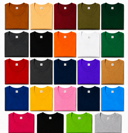 Men’s Tubular Body Blank T-Shirts – Premium Quality, Low Price