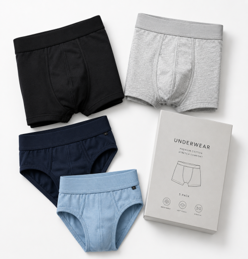 Men’s Boxer Shorts with Jacquard Elastic – Soft, Best Prices