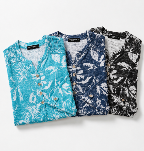 Women’s Floral Smocked T-Shirt
