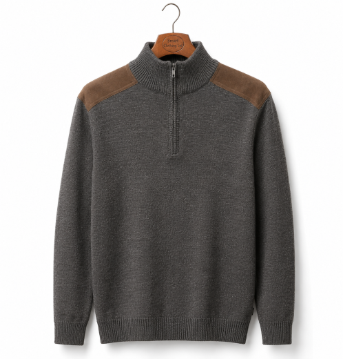 Men’s Half Zip Pullover Sweater – Premium Quality at Low Prices
