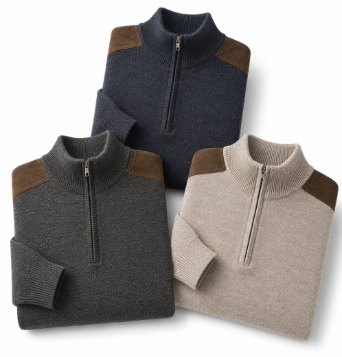 Men’s Half Zip Pullover Sweater – Premium Quality at Low Prices