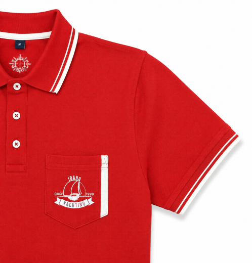 Fancy Men's Polo Shirt with Cuff Premium Quality Polo Supplier Smart Clothing