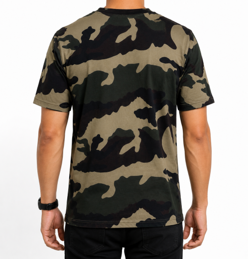 All Over Print Custom Men’s T-Shirt Camo Design