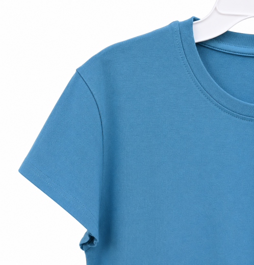 Soft Viscose Curved Hem Women’s T-Shirt Premium Comfort
